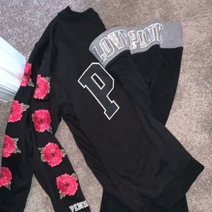 Victoria secrets yogas and sweatshirt xs both